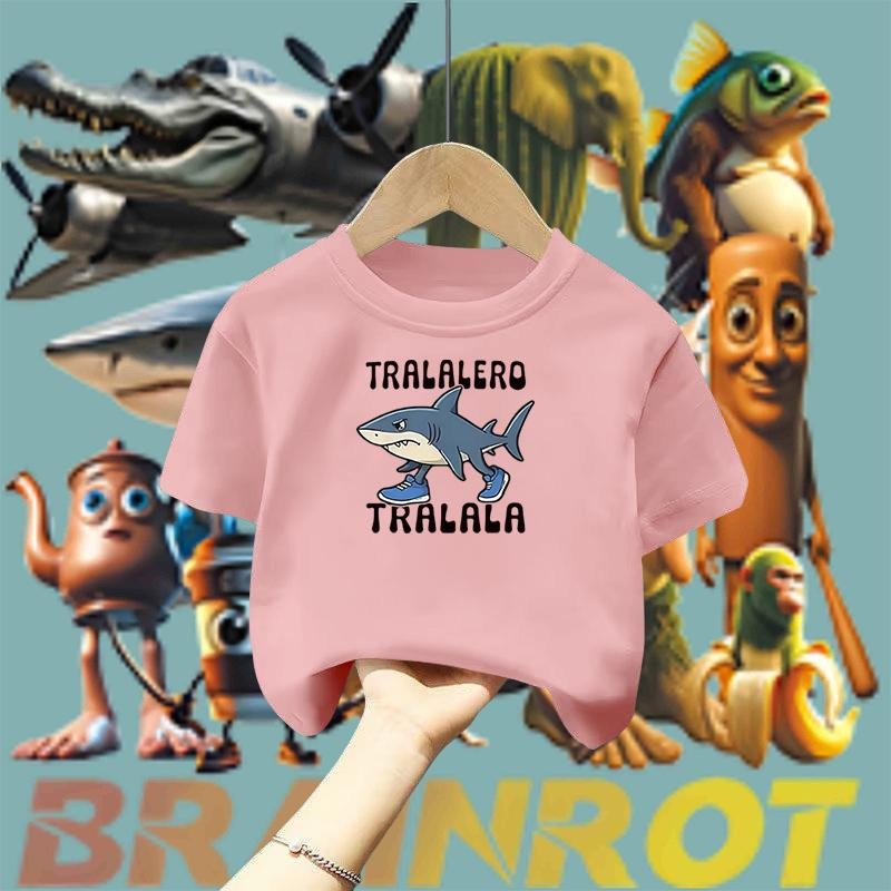 COD Children's printed T-shirt 2025 new European and American style - รูปที่ 4