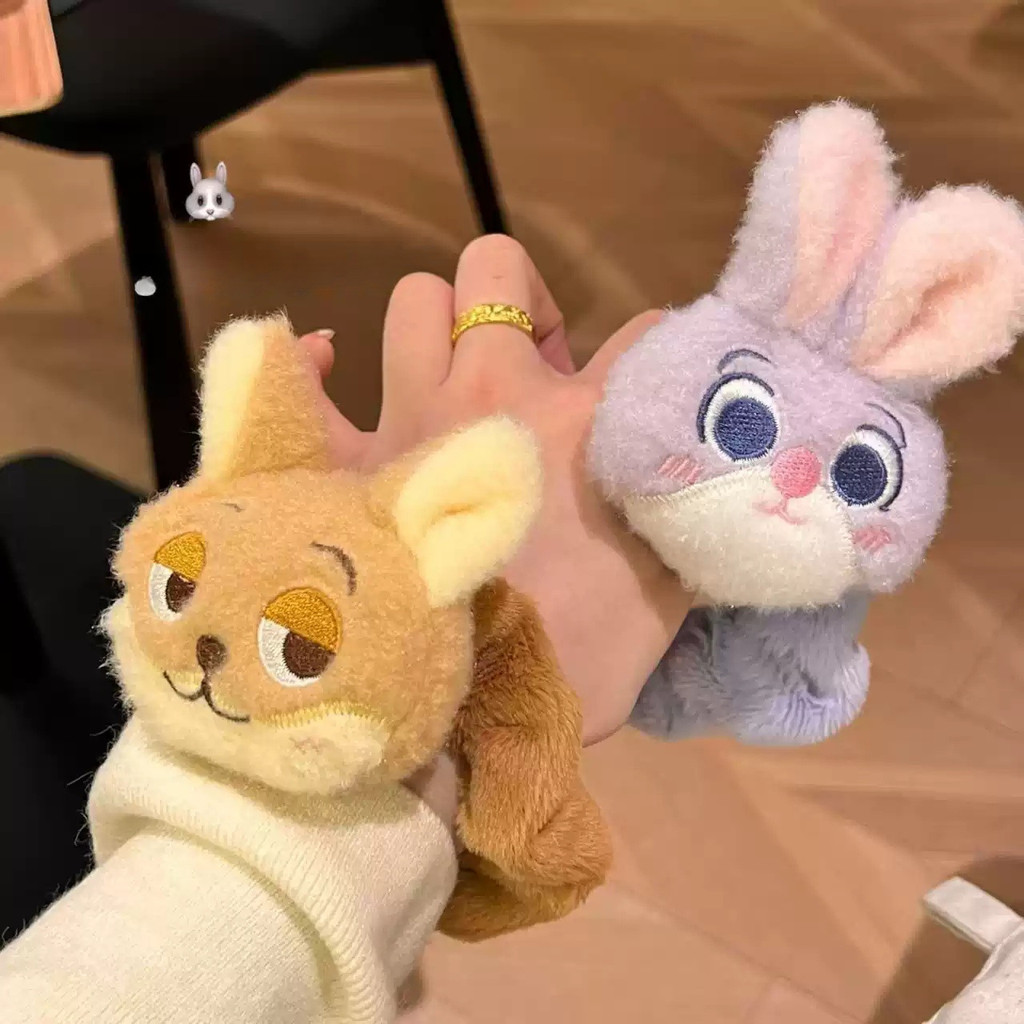 2025 Crazy Animal City Rabbit Police Officer Plush Hair Tie