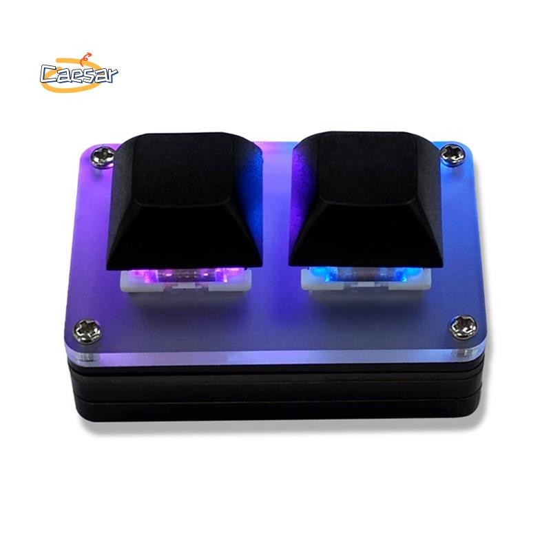 caesarA82-Key Mini Keyboard Copy and Paste Programmable Custom Gaming Mechanical Keyboard พร้อมไฟ RG
