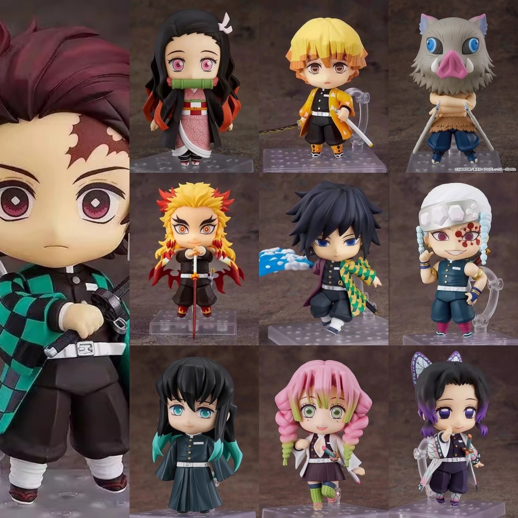 Anime Demon Slayer: Kimetsuไม่มีYaiba Tanjirou/Nezuko/Zenitsu/Inosuke/Giyuu/Kochou/Kyoujurou/Kanroji