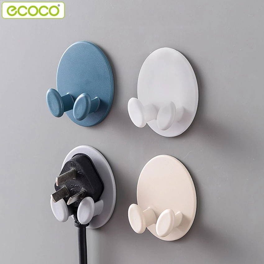 Ecoco ที่แขวนสายไฟ คลิปหนีบสายไฟ ที่หนีบเก็บสายไฟ จัดระเบียบปลั๊กไฟ ตะขอเกี่ยว แขวนสายไฟ