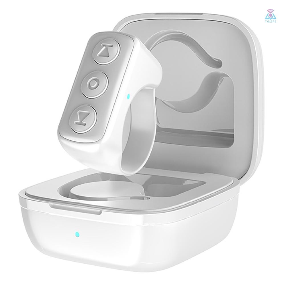 สําหรับ TikTok แหวนเลื่อน Kindle Page Turner Remote Photo Clicker iPhone Remote Camera Control Pause