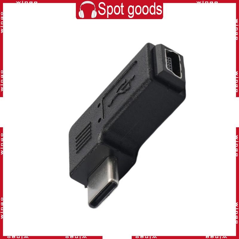 ตัวแปลง WIN Mini USB เป็น USB C รองรับการชาร์จและซิงค์ข้อมูลสําหรับแล็ปท็อปโทรศัพท์มือถือ