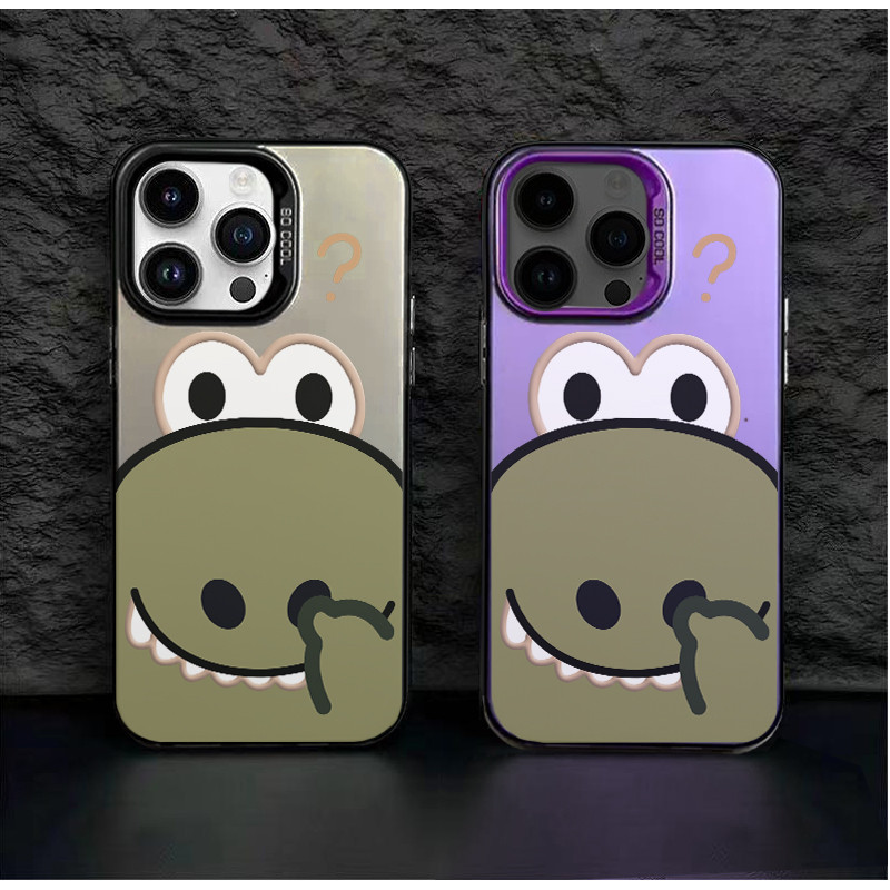 ไดโนเสาร์น้อย Csing HP Silver Wrn Mtte Premium Silver nti Jtuh Hrd Cse สําหรับ Redmi 13 12 13C หมายเ