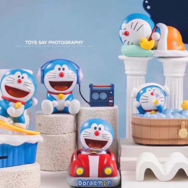 [ของแท้ Daigou] 2025kfc KFC Doraemon Accompany You ของเล่นเด็กเดินสไตล์ใหม่เครื่องประดับรูป