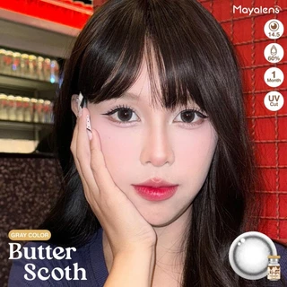 🔥คอนแทคเลนส์ ✨ขนาดมินิ✨Silicone Hydrogel ค่าอมน้ำ 60%✨Butter Scoth✨Mayalens Premium