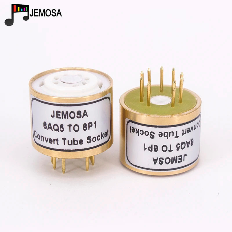 1PC 6AQ5 ถึง 6P1 DIY เครื่องขยายเสียงหลอดสูญญากาศเสียงแปลงอะแดปเตอร์ซ็อกเก็ต