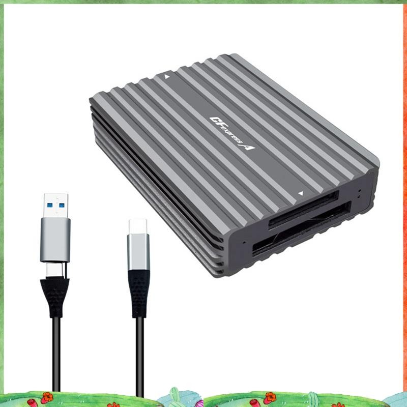 แบบพกพา Type C to CFexpress B CFexpress A Reader ไดรฟ์ฟรี CFexpress Tyep B Card Reader CFexpress Tye