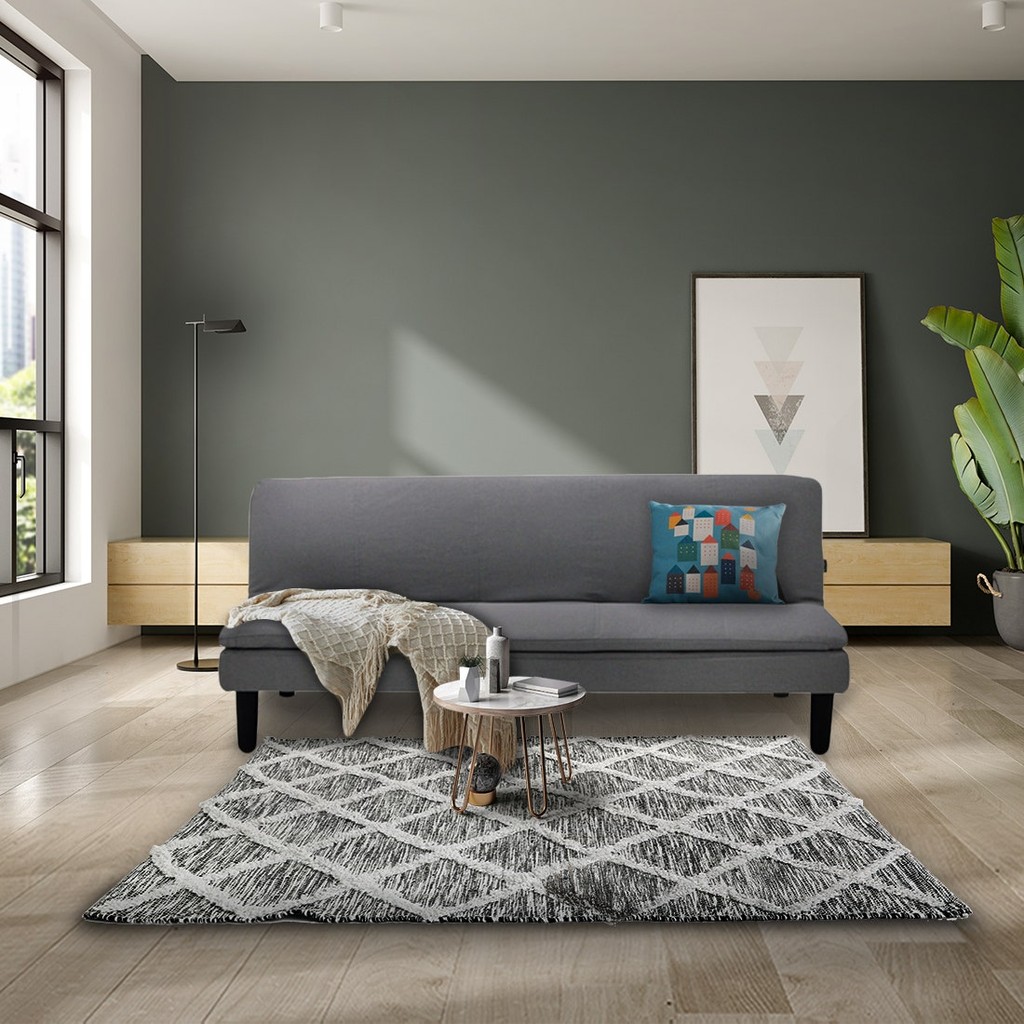 SB Design Square โซฟาเบด รุ่น Monick สีเทา (184X86X77 ซม.) แบรนด์ SOFA SOLUTIONS