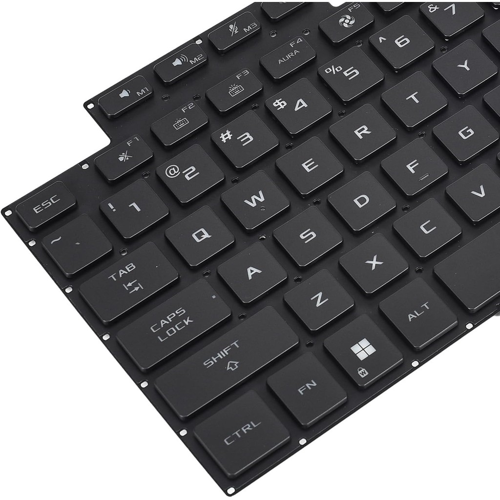 แป้นพิมพ์เรืองแสงทดแทนสําหรับ ASUS ROG Zephyrus G15 GA503 GA503QS ‎GA503QR GA503QM & ROG Zephyrus M16 GU603 GU603H Series แล็ปท็อป, ROG Zephyrus G15 GA503 RGB Backlit Keybo