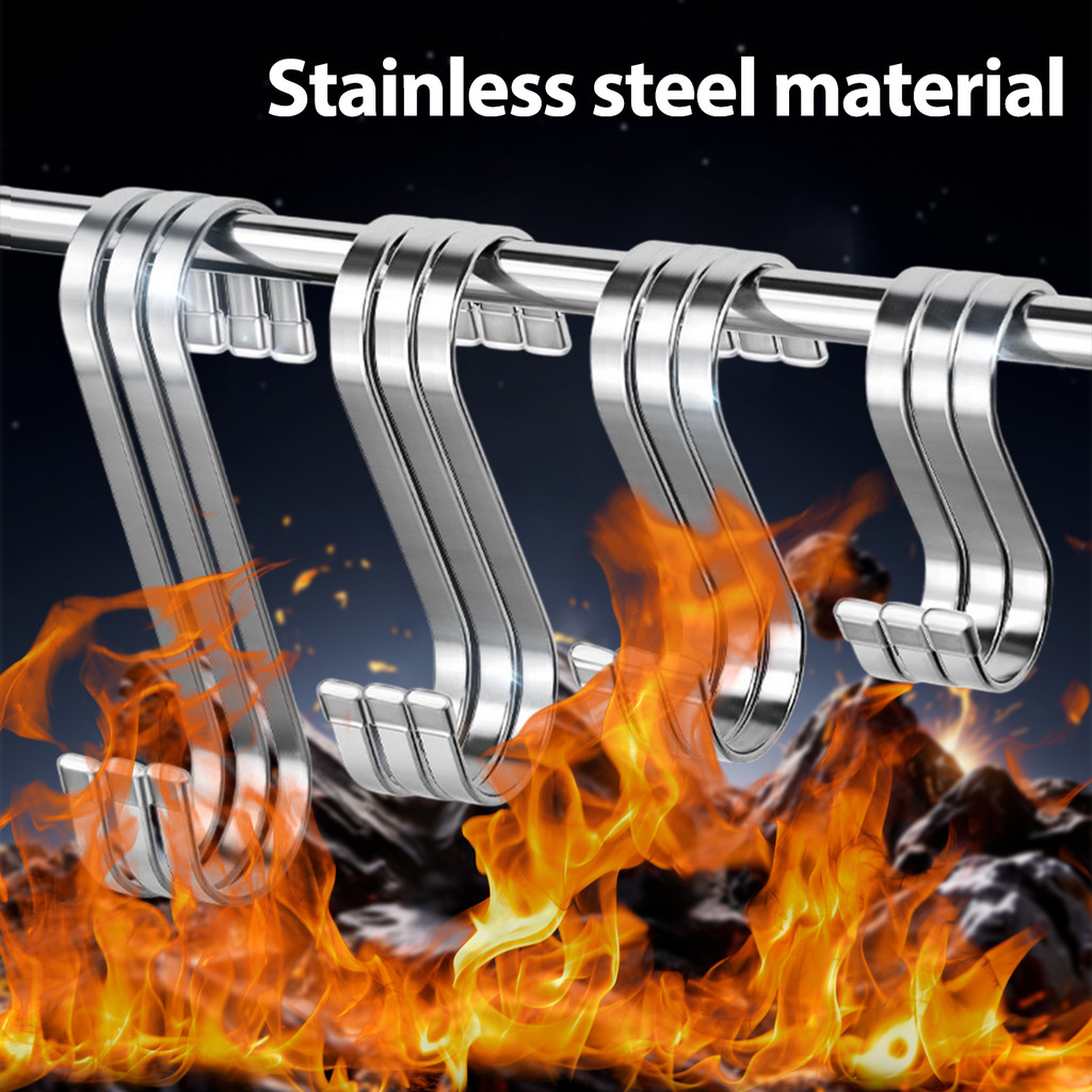 ตะขอรูปตัว S สําหรับงานหนักสแตนเลส - ที่วางแขวนต้นไม้ - ที่เก็บผ้าเช็ดตัวสําหรับจัดราง - รูปที่ 5