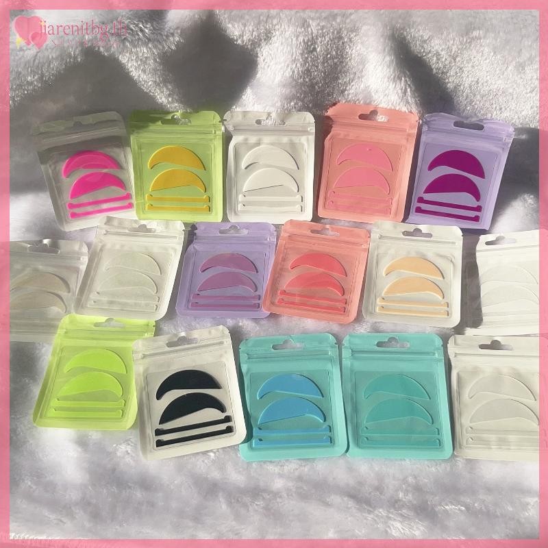 RENBG 1 ชุดซิลิคอน Eye Pads สําหรับ Lash Lifting Reusable Eyelash Perming ซิลิโคน Pad Lash Lift ริบบิ้นขนตาเครื่องมือแต่งหน้า TH