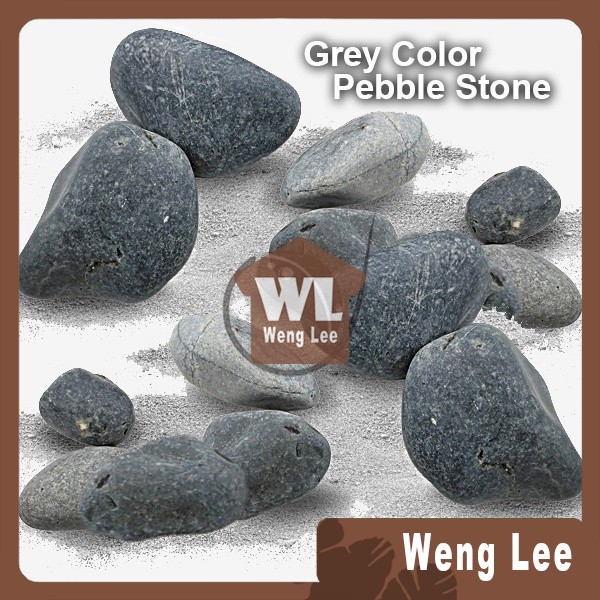 1 กก. สีเทาสี PEBBLE STONE GARDEN LANDSCAPE HOME DECO AQUARIUM NUT STONE HOME DECORTATION