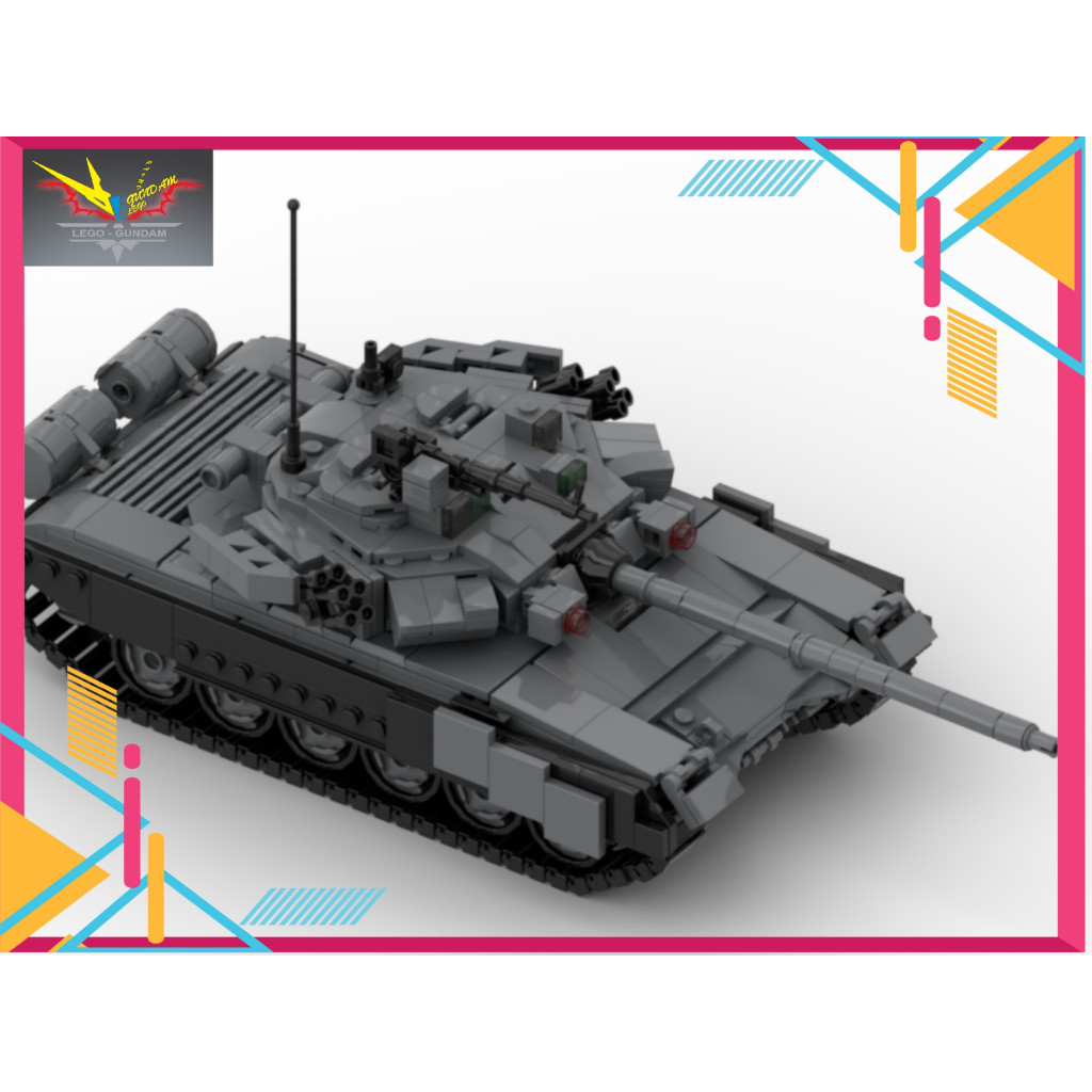 Moc Army Tank T-90A ประกอบของเล่น