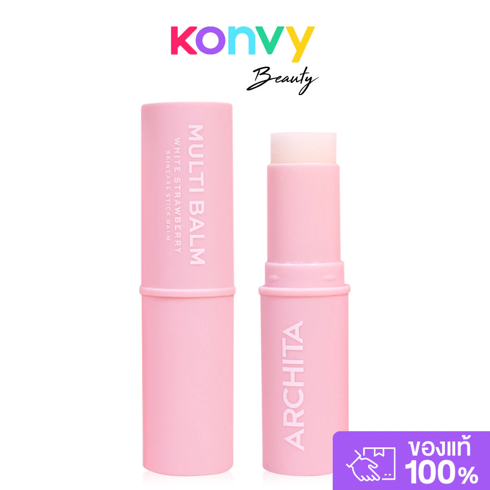 ARCHITA White Strawberry Skincare Stick Balm 7g อาชิตา สกินแคร์สติ๊ก.