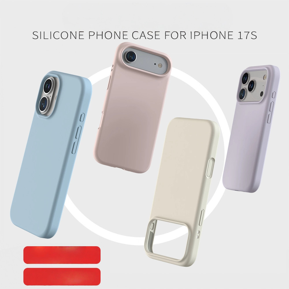 เหมาะสําหรับเคสโทรศัพท์ซิลิโคนเหลว IPhone 17 17air เคสเรียบง่าย 16promax ระดับไฮเอนด์