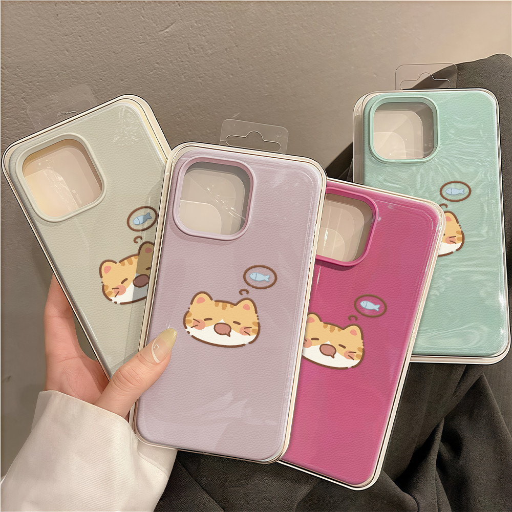 จัดส่งในพื้นที่ เคสเหมือนเปลือกลิ้นจี่ น่ารัก สวยรูปแบบ For IPhone 16 15 13 14 11 7 8plus Pro Promax X XR XS LZW117 - รูปที่ 7