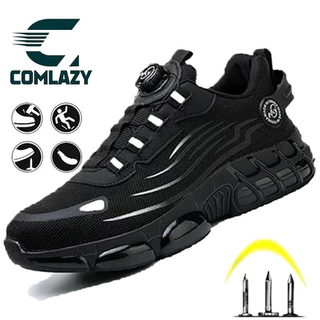 🔥พร้อมส่ง🔥รองเท้าเซฟตี้ พื้นเคฟลาร์ กันกระแทก safety shoes น้ำหนักเบาสวมใส่สบาย รองเท้า safety รองเท้าทำงาน size39-45🔥🔥
