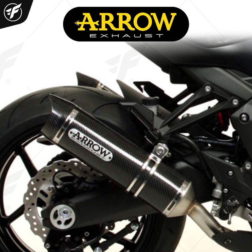 ท่อสูตร/ท่อแต่ง/ท่อไอเสีย Arrow slip Carbon-carbon : for Kawasaki Ninja1000/Z1000SX 2017-2019