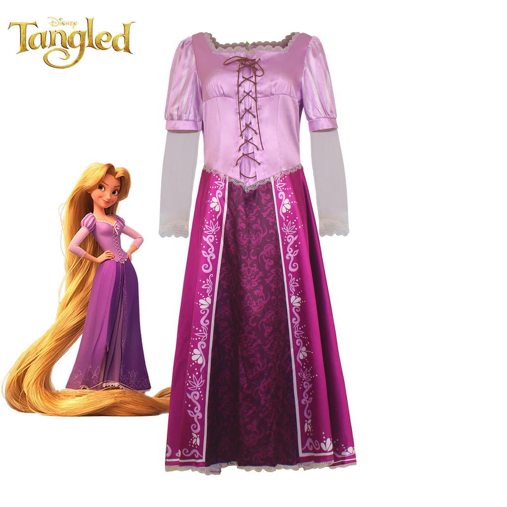 ชุดคอสเพลย์ Rapunzel จากภาพยนตร์ Tangled พร้อมเสื้อผ้า Princess Lei Pei