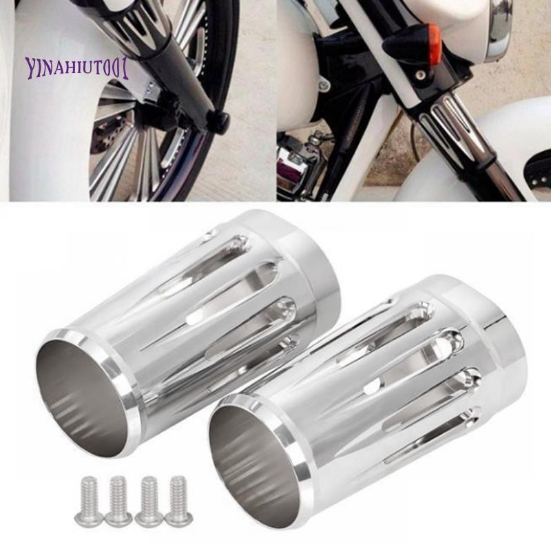 Yinahiut001Shock สําหรับรถจักรยานยนต์ส้อมด้านหน้ากันกระแทกสําหรับ Touring Street Road Glide FLTRXSE 