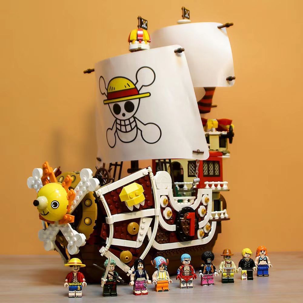 One Piece Building Blocks Wanli Sunshine Golden Meri One Piece Building Blocks ประกอบของเล่นของขวัญวันเกิด ราคา ถูกที่สุด ดีลบีเคเค แกลเลอรีภาพที่ 4