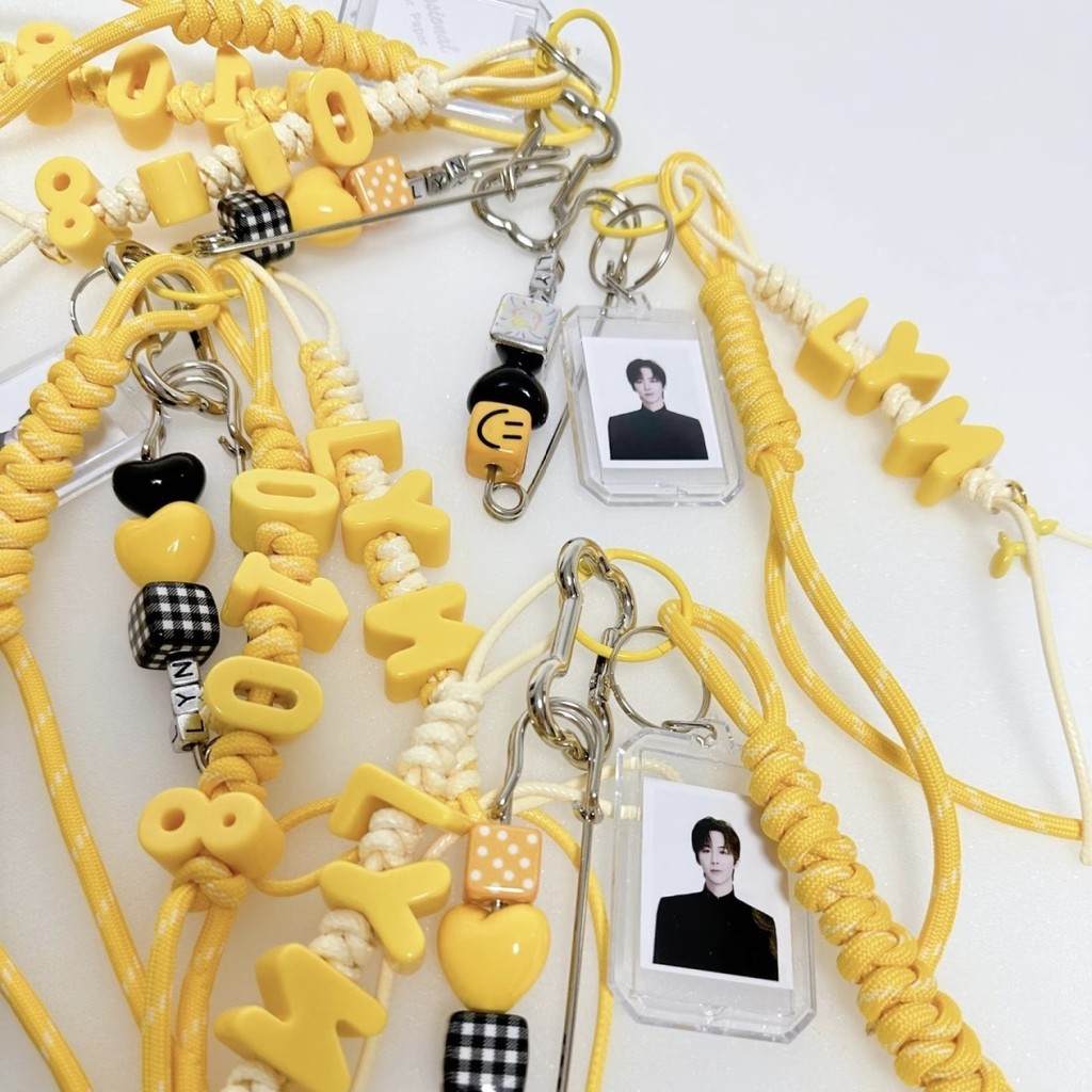 Liu Yuning Merchandise Yellow Series ins Niche Pendant Pendant miu Bag Keychain Support Photo Pendant 8.21