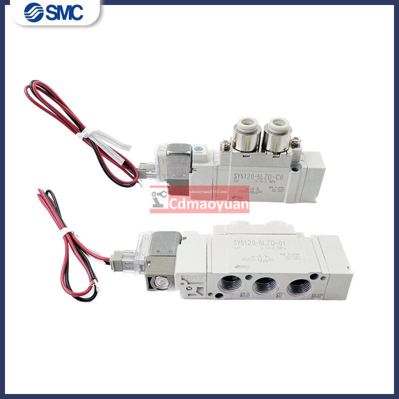 SY5120 SY5220 SY5240 SY5320 SY5420 SY5520-5LZ-5LD-5GZD-5GD-5G-5LZE-01 วาล์วควบคุมโซลินอยด์