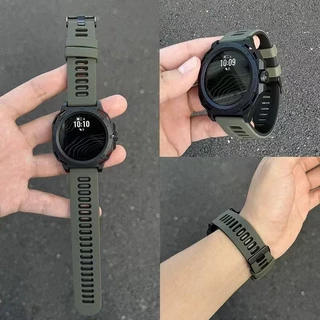 สายนาฬิกาHuawei GT5/Gt2e/Gt4/GT3/GT2/GT3pro/watch 2/2e/3/3pro/4/budsชิลิโคนสองสีสายนาฬิกา20mm22mm