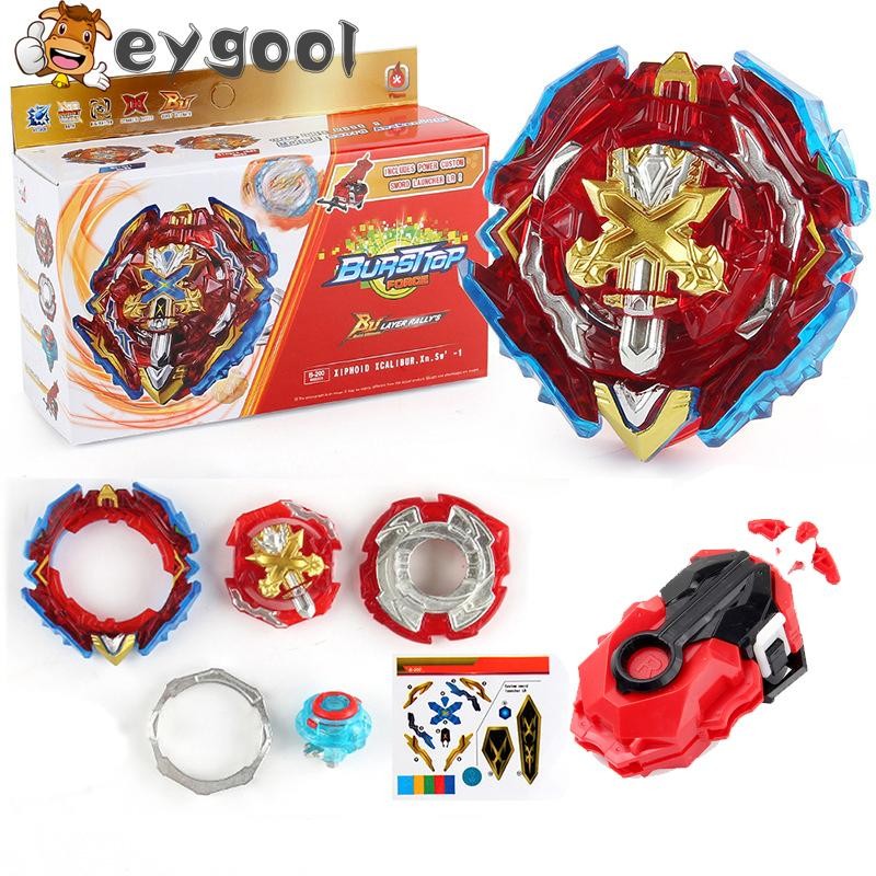 Flame ยี่ห้อ Spinning Burst BU B-200 Set Starter Xiphoid Xcalibur Xanthus