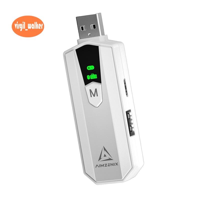 AX200PRO PC Gaming Converter คีย์บอร์ดเมาส์อะแดปเตอร์สําหรับเกมคอนโซล Enhanced Gaming Experience Gam