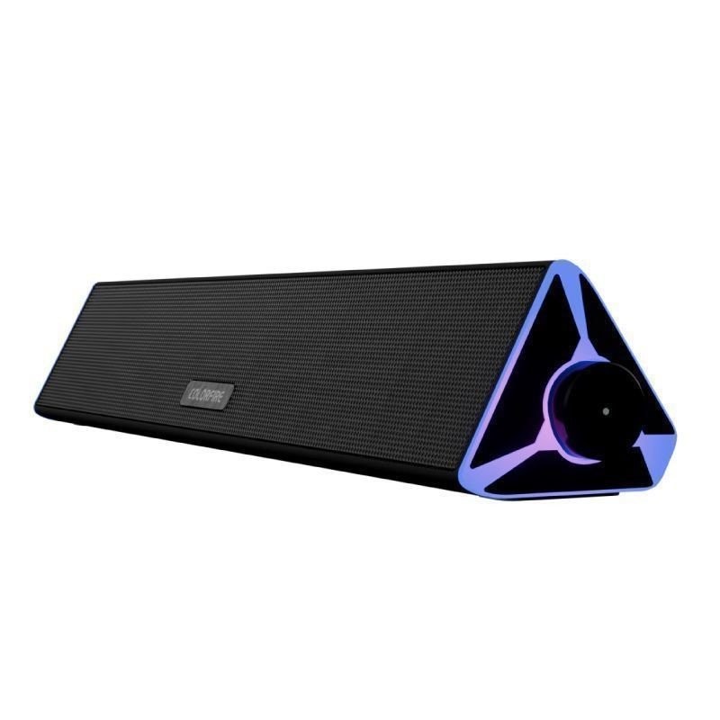 สีสัน Rainbow Bluetooth Dual-Mode Symphony Desktop Audio ลําโพงคอมพิวเตอร์เดสก์ท็อปเกมซับวูฟเฟอร์ CL
