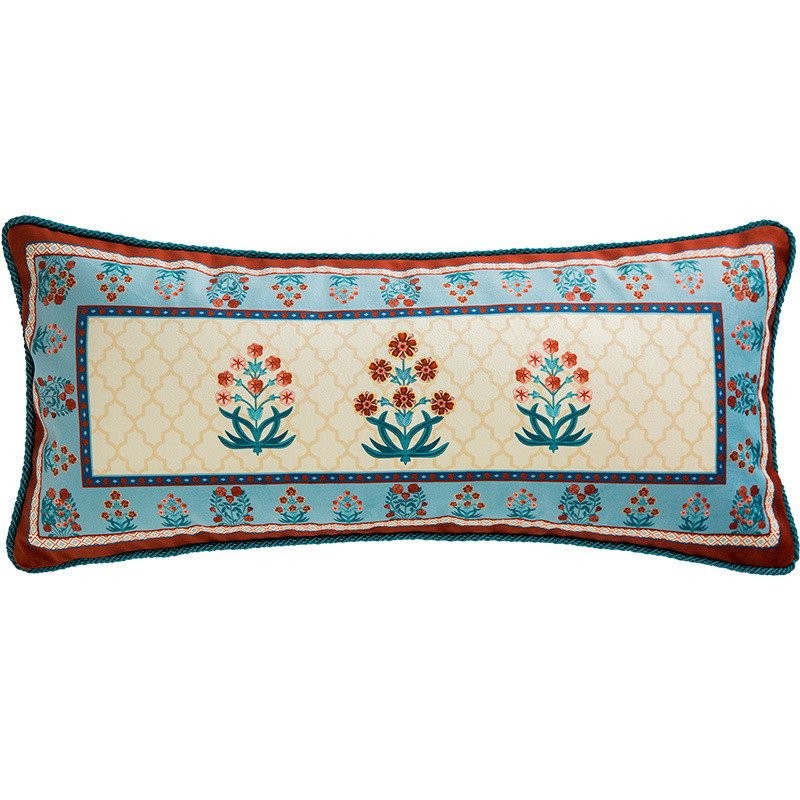 หมอนหมอนเบาะ Dobini หมอนพนักพิงอเมริกันหมอนเอวโซฟาขายส่ง Retro หรูหรายาว OQ5M เตียง 4XFQ