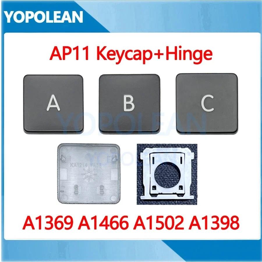 เปลี่ยน AP11 Keycaps ปุ่มและบานพับสําหรับ MacBook Pro Air 13 "15" A1369 A1466 A1398 A1425 A1502 2010-2015 ปี