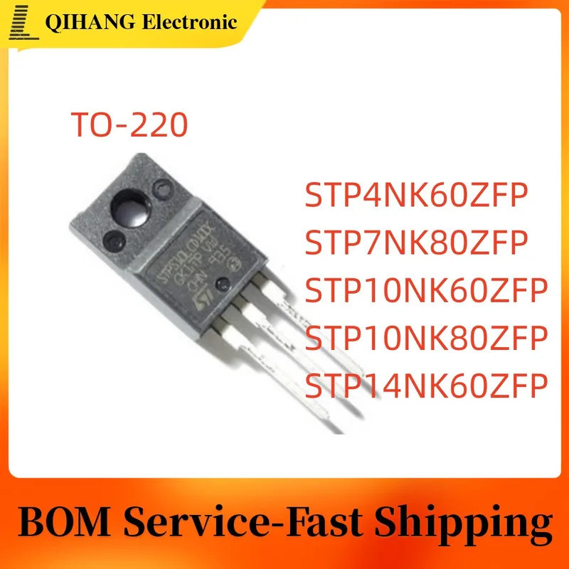1-5PCS STP4NK60ZFP STP7NK80ZFP STP10NK60ZFP10NK80ZFP STP14NK60ZFP P4NK60ZFP P7NK80ZFP P10NK60ZFP ทรา