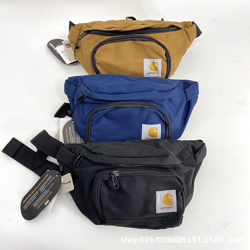 Carhartt Messenger Bag กระเป๋าคาดหน้าอกผู้ชายความจุขนาดใหญ่หลายกระเป๋า