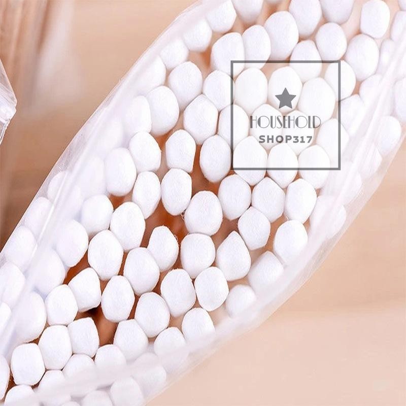 ✈️🚀พร้อมส่ง Cotton Buds คอตตอนบัด สำลีปั่นหู ด้ามไม้ อย่างดีไม่รุ่ยง่าย 1แพ็คมี100ชิ้น😊🦋🎉 hh99 - รูปที่ 3