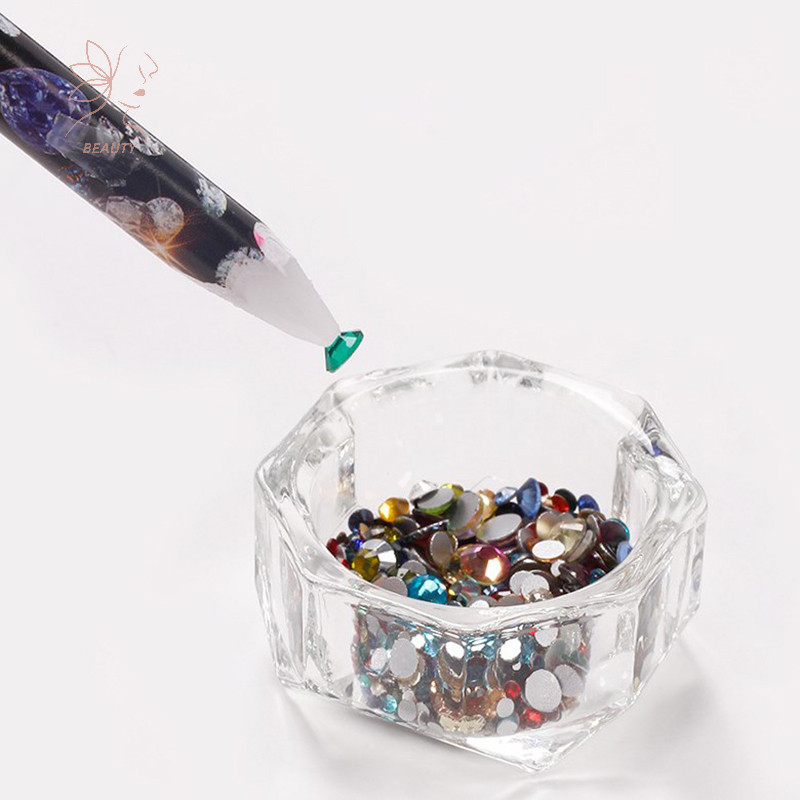 [maybeauty] Nail Art Dotg ดินสอ Rhinestone Picker Contactless Pick Up เครื่องมือสําหรับดินสอขี้ผึ้งคริสตัลสําหรับหินเล็บอุปกรณ์เสริมและเครื่องมือ {TH}