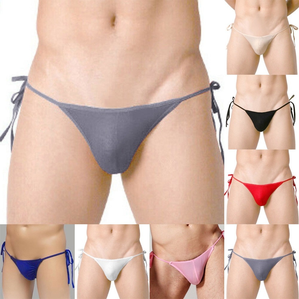[CH]Mens G-string Lingerie Briefs Thongs บิกินี่กางเกงเปลือย T-back