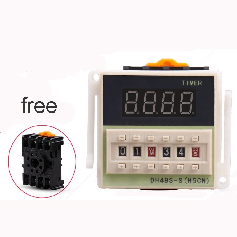 ✰AC/DC 24v-240v DH48S-S Programmable Digital display time relay cycle control Double Time Delay Rela