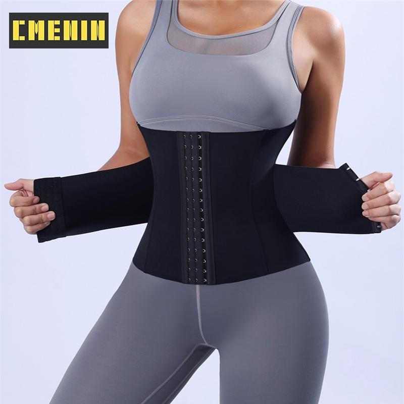 CMENIN เทรนเนอร์เอวรัดตัวผู้หญิง Binders Shapers Tummy Wrap Body Shapewear Breathable เข็มขัดกระชับสัดส่วนหน้าท้องแบนออกกำลังกาย Girdle