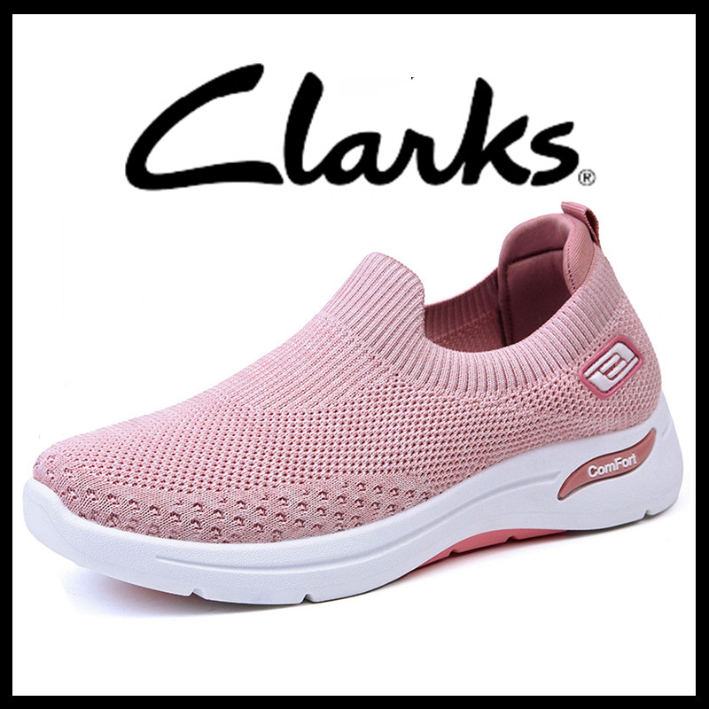 Ready STOCK รองเท้าผู้หญิง รองเท้าหนังลําลองผู้หญิง Clarks_ สุภาพสตรีรองเท้า Boat Shoes Flat Shoes ผ