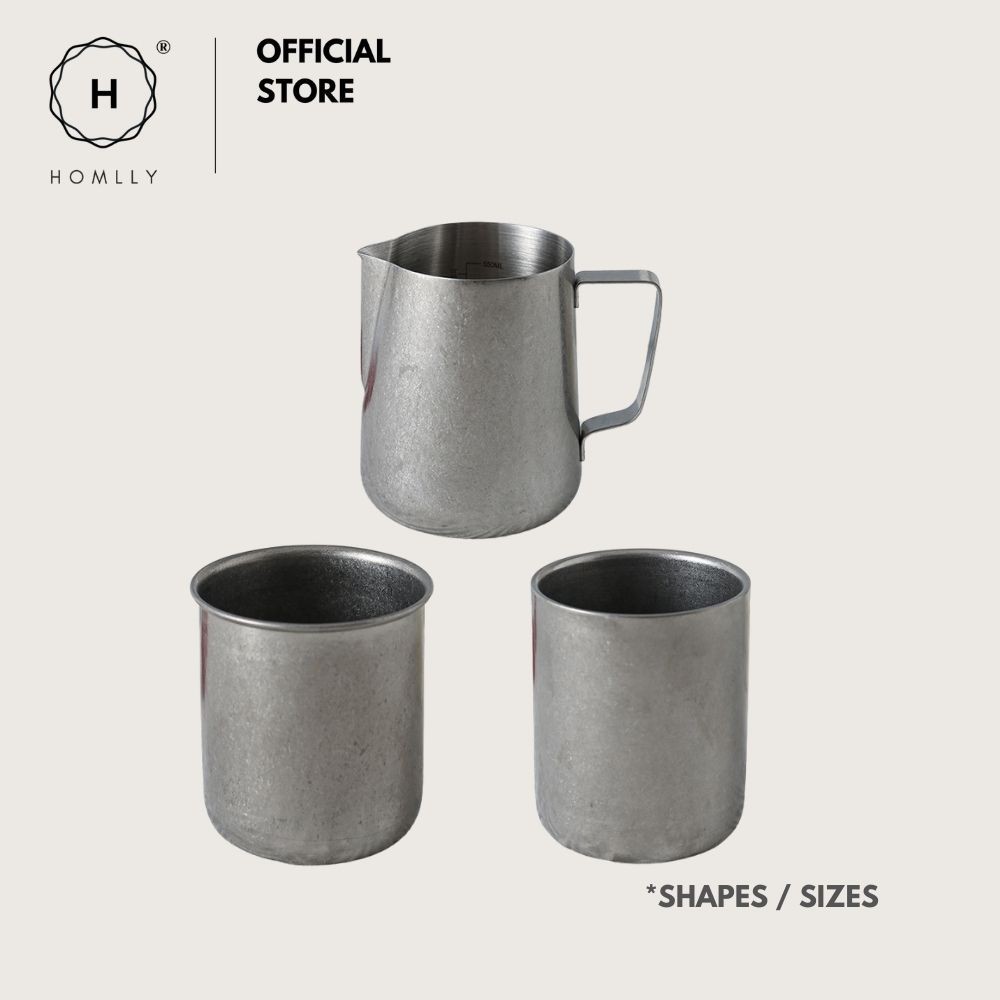 Homlly Toni Flake Texture 304 ถ้วยสแตนเลสแก้วเหยือก Drinkware