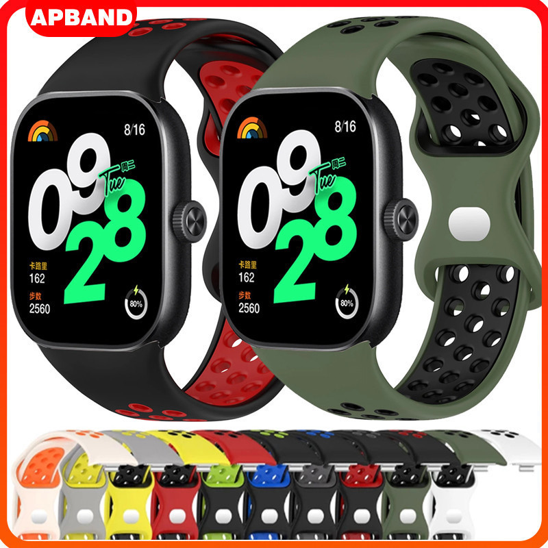 สายนาฬิกา for Redmi watch 5 Redmi watch 4 สายนาฬิกาสมาร์ท for Xiaomi band 8 9 Pro สายยางซิลิโคนสายรัดข้อมือเปลี่ยนสายรัด