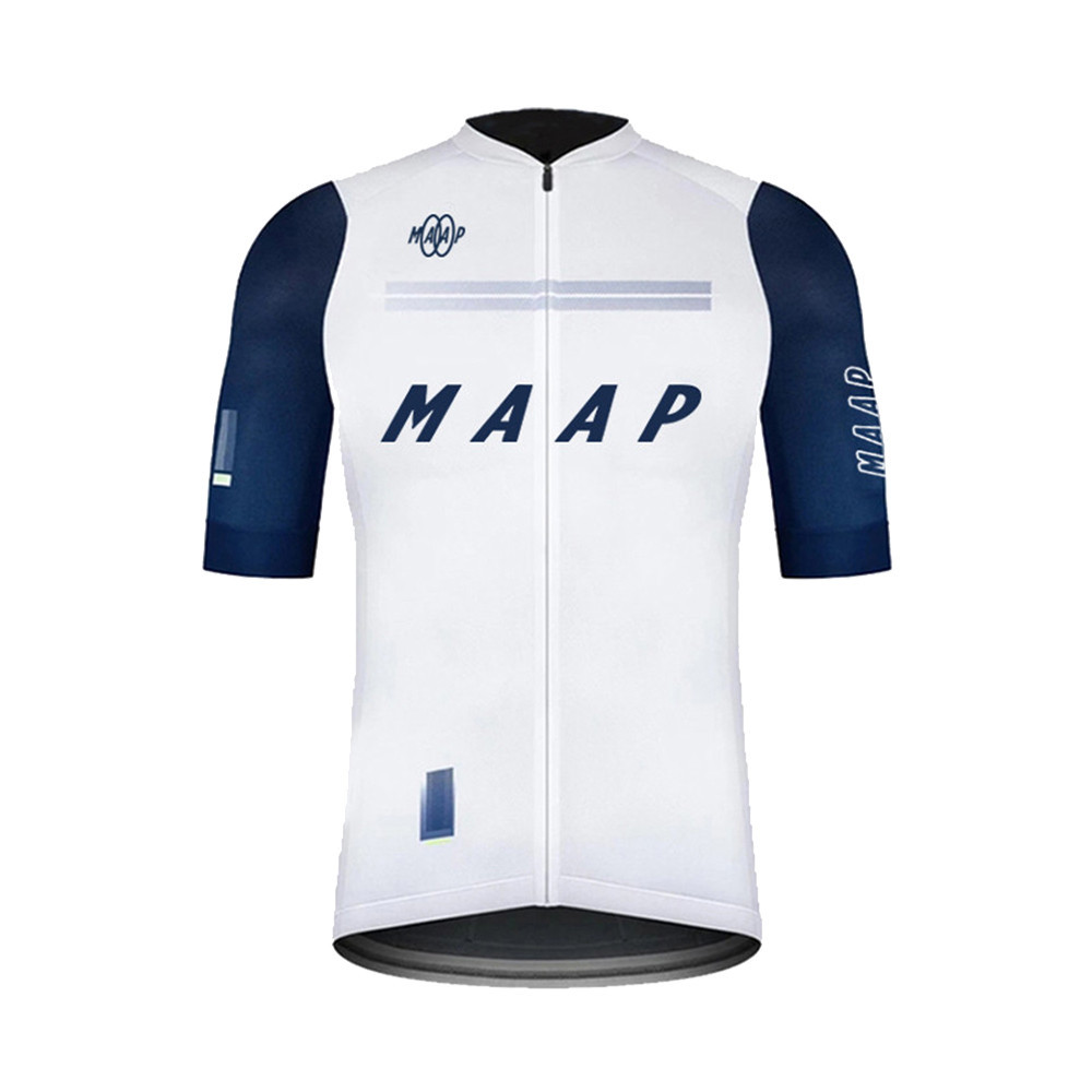 MAAP Powerband ฤดูร้อนขี่จักรยาน JERSEY Anti-UV ผู้ชายผู้หญิงจักรยานขี่จักรยานเสื้อผ้าจักรยาน JERSEY แขนสั้น Quick-dry ขี่จักรยานเสื้อ