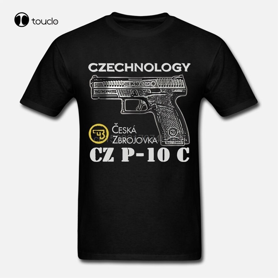 ใหม่หายาก Cz Usa Czechnology Ceska Zbrojovka เสื้อ Cz P10C Usa หลายสี T เสื้อ Tee เสื้อ S-5XL