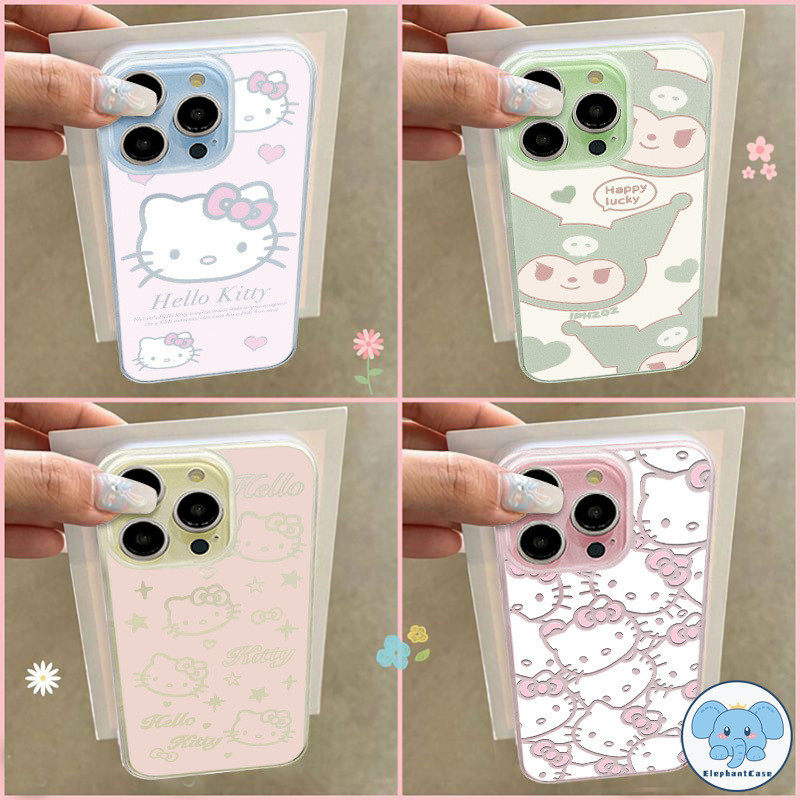 เคส Hello Kitty ที่น่ารัก ที่เข้ากันได้กับ IPhone 15 13 11 XR 7Plus 12 14 Pro Max 8 7 Plus XS X MAX SE 2020 11pro