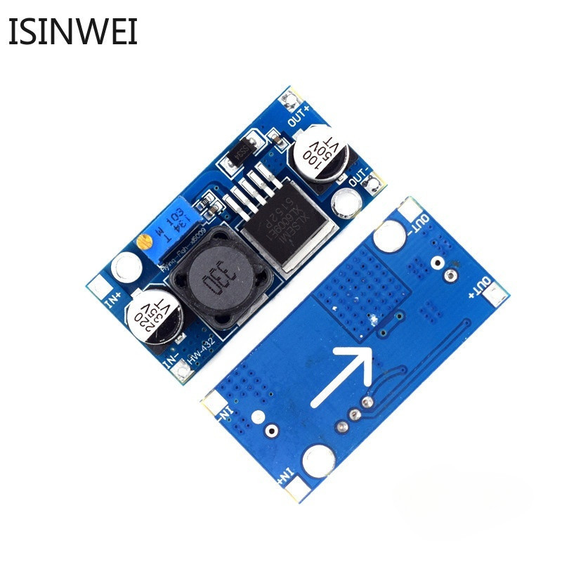 1pcs XL6009 DC-DC Booster Power Supply โมดูลเอาต์พุตปรับ Super LM2577 Step-Up โมดูล DC Step Up Converter Boost Board