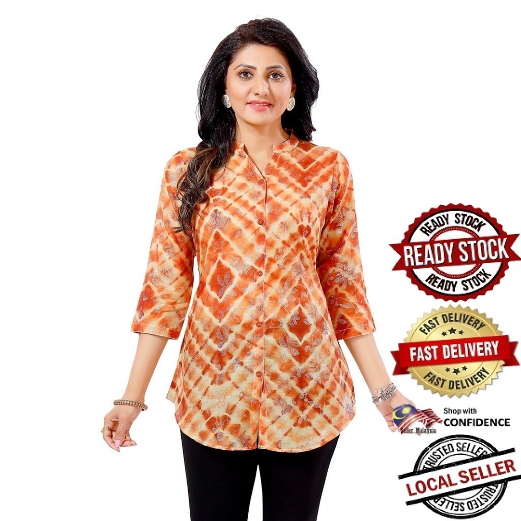 Kurti ผู้หญิงอินเดียออกแบบใหม่ kurti ชุด kurti plus size kurti มุสลิม kurti ชุดพร้อมกางเกง kurti top