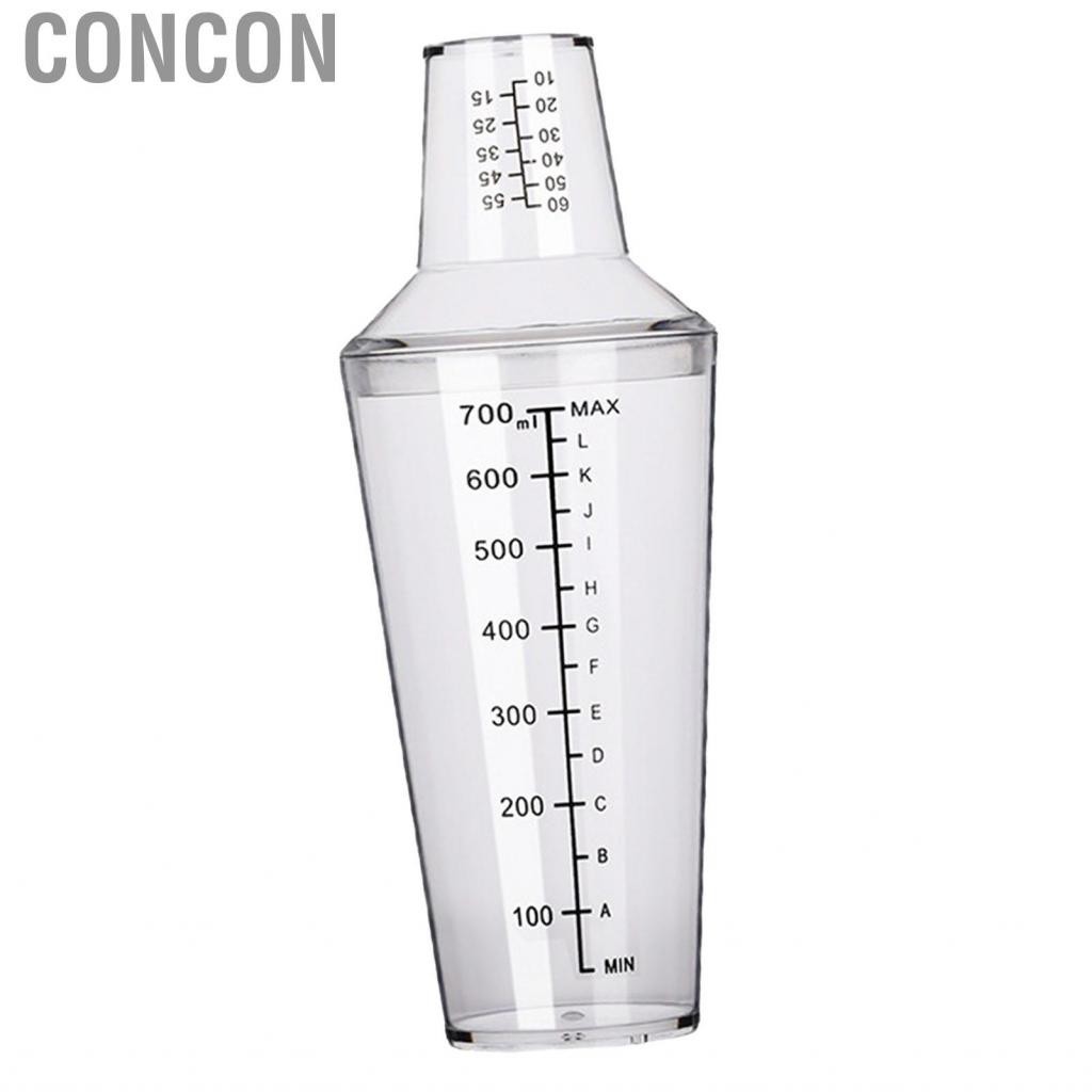 Concon ชุดเครื่องปั่นค็อกเทลบาร์เทนเดอร์ 700 มล. ทนทานทำความสะอาดง่ายสำหรับร้านชานม